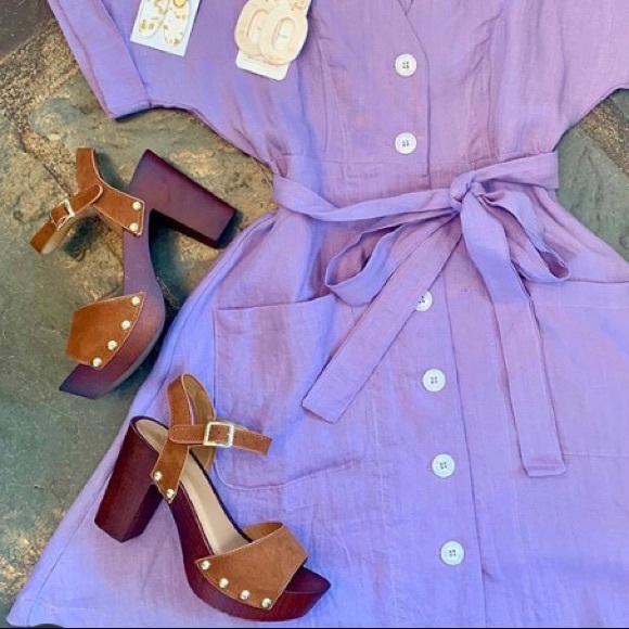 New wooden like ankle strap size 8 left! - Picture 8 of 8